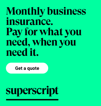 Monthly business insurance. Pay for what you need, when you need it.